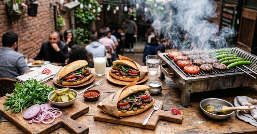  ‘KÖFTE-EKMEK’ İÇİN DÜĞMEYE BASIDI!!!