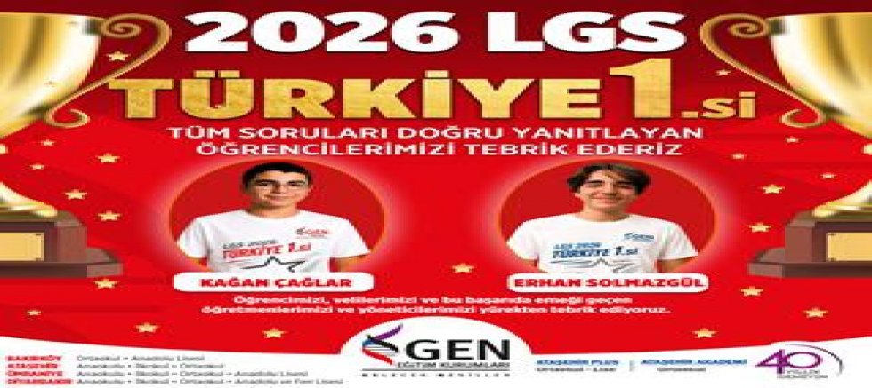 'GEN'-ETİK BAŞARI