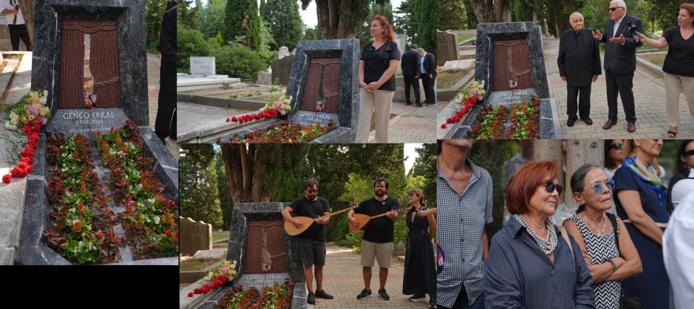  GENCO ERKAL,  ANIT MEZARININ TAMAMLANMASIYLA  VEFATININ İKİNCİ YIL DÖNÜMÜNDE ANILDI!
