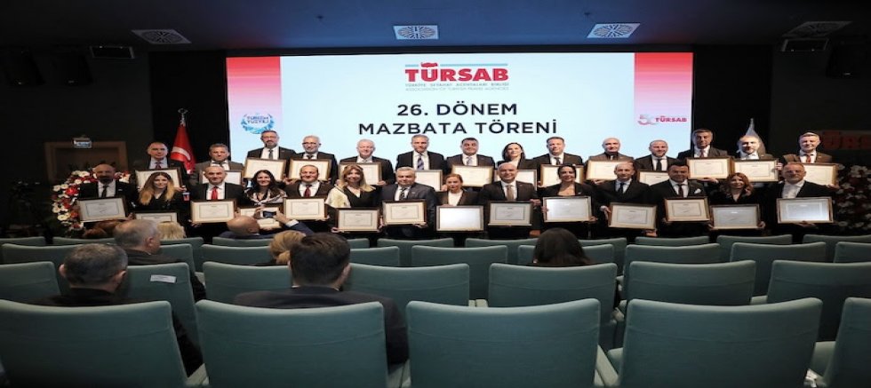 TÜRSAB 26. DÖNEM YÖNETİMİ MAZBATALARINI ALDI