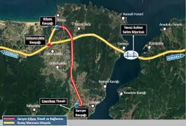 SARIYER-KİLYOS TÜNELİ BU YIL TAMAMLANIYOR