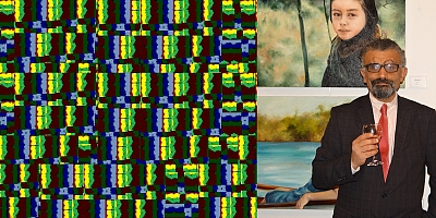 BOĞAÇ YÜZGÜL'ÜN 'ELBETTELERİMİZ NÖBETTE' ESERİ ARTWINTER FUARINDA SERGİLENDİ