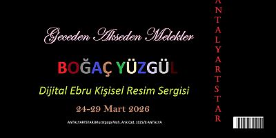 BOĞAÇ YÜZGÜL’ÜN ‘GECEDEN AKSEDEN MELEKLER’ SERGİSİ BÜYÜK BEĞENİ TOPLADI