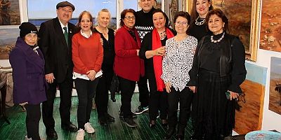 ÇANAKKALE'NİN GEÇİLEMEYECEĞİ BİR KEZ DAHA FIRÇALARLA RESMEDİLDİ