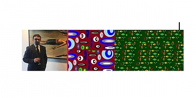 DİJİTAL EBRU SANATÇISI BOĞAÇ YÜZGÜL İKİ ESERİ İLE KİŞİNEV SANAT FUARINDA