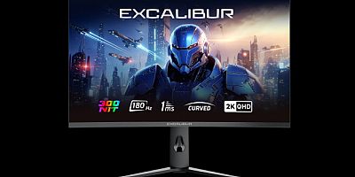 EXCALIBUR ÖYLE BİR MONİTÖR YAPTI Kİ