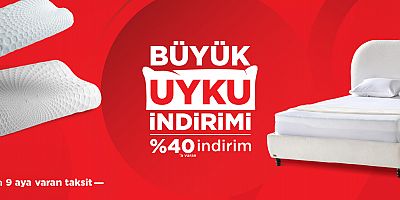  İŞBİR YATAK BÜYÜK UYKU İÇİN İNDİRİME GİTTİ