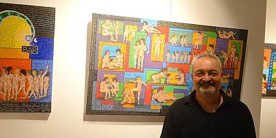 MEHMET GÜLDİZ’İN TÜRKİYE’DEKİ İLK SERGİSİ SANATSEVERLERLE BULUŞTU