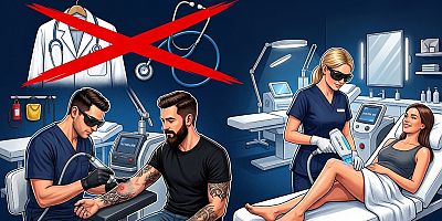 MERDİVENALTI DEĞİL GÜPEGÜNDÜZ GÖZ ÖNÜNDE SAĞLIĞI HİÇE SAYAN GÜZELLİK MERKEZLERİNE DİKKAT!!!
