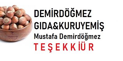 MUSTAFA DEMİRDÖĞMEZ’E TEŞEKKÜR