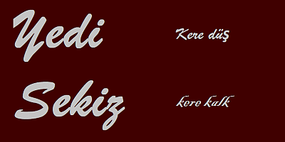 YEDİ KERE DÜŞ SEKİZ KERE KALK